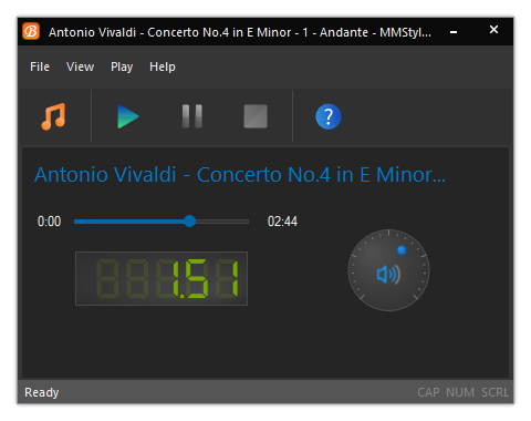 Multimedia-style application:
