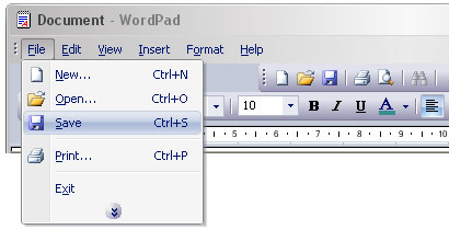 Microsoft Office 2007 Look (Aqua color theme):