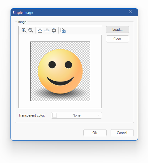 BCGSoft Toolbar Editor: 'Add icon' dialog