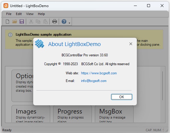 BCGControlBar Professional Edition 36.0 full