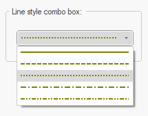 Line Style Combo Box