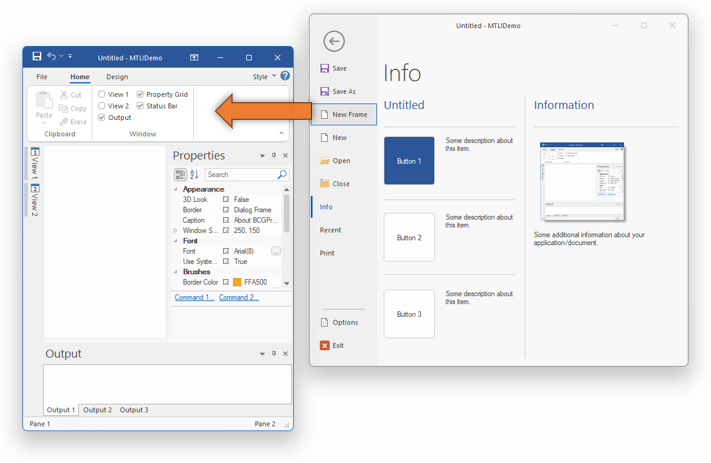 Multiple Top-level Document Interface support