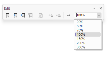 Visual Studio 2026 style combo box: