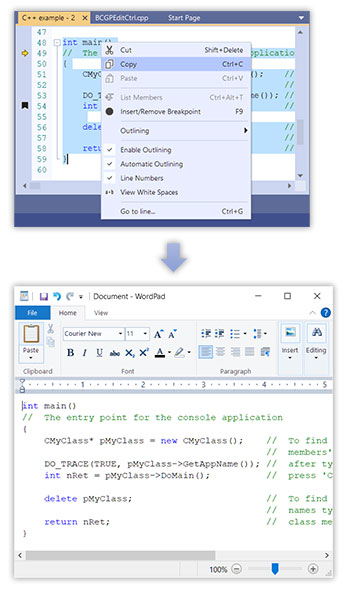 Feature Tour: Export to HTML and RTF