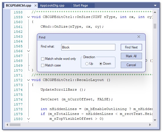 Feature Tour: Find and Replace
