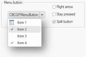 Menu Button (Split Button)