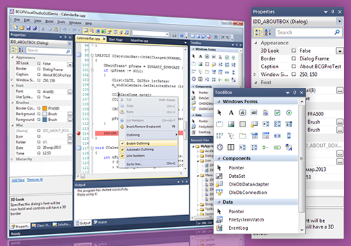 visual studio winforms change control tabs