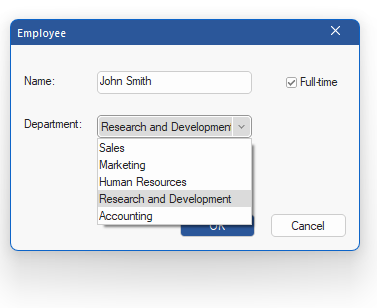 BCGControlBar dialog (MS Office 2024 colorful theme)