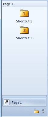 BCGControlBar:Outlook-style shortcuts bar