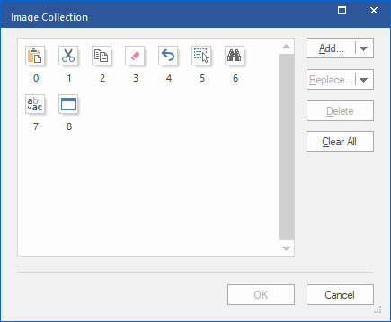 BCGSoft Ribbon Designer: adding new icons